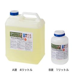 浴室など様々なカビ汚れの除去・除菌に！【洗い上手A2(4L+1L)2液タイプ】